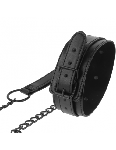Intense - fetish collar de cuero vegano