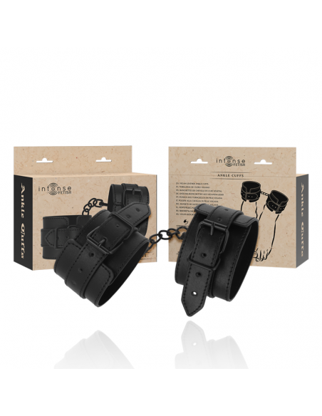 Intense - fetish tobilleras de cuero vegano