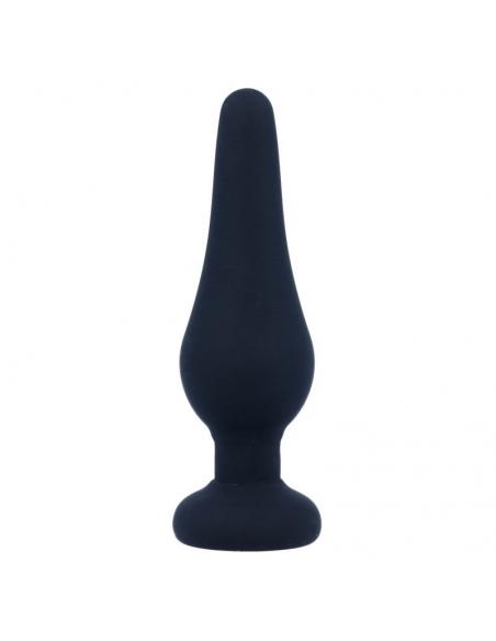 Intense - anal plug pipo s silicone negro 9.8 cm