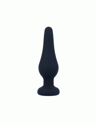 Intense - anal plug pipo s silicone negro 9.8 cm