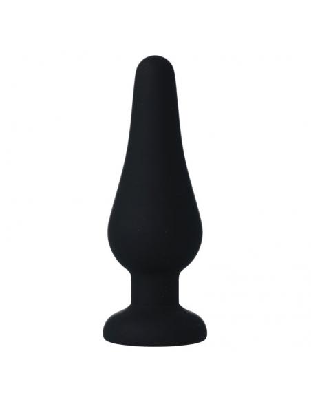Intense - anal plug pipo m silicone negro 11 cm