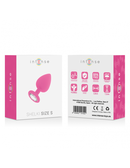 Intense - shelki s plug anal fuchsia