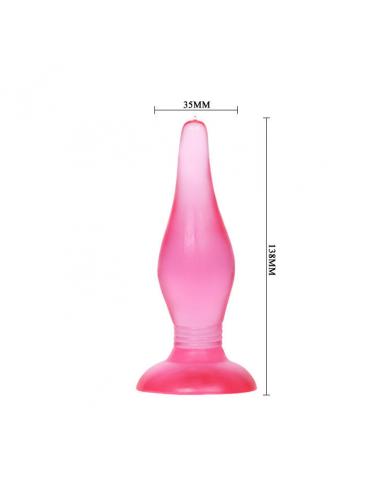Baile - plug anal tacto suave lila 14.2 cm