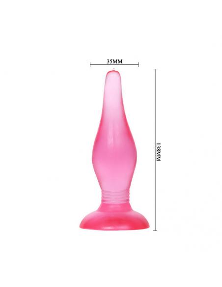 Baile - plug anal tacto suave lila 14.2 cm