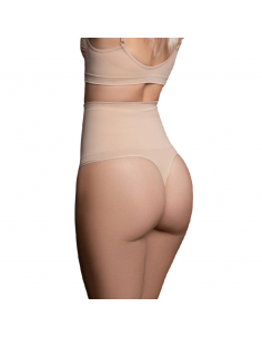 Bye-bra - faja sin costuras estilo tanga beige talla m 2