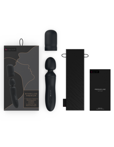 B swish - bthrilled vibrador wand premium negro