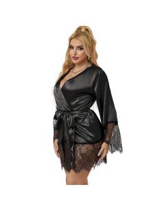 Subblime - 953799 pijama elegante de encaje + tanga negro s/m 2