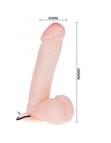 Baile - dildo realistico con vibracion y rotacion 20 cm