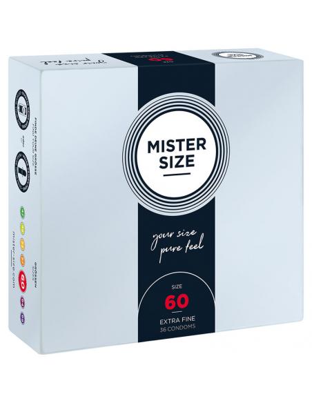 Mister size - preservativos talla xl 60 mm (36 unidades)