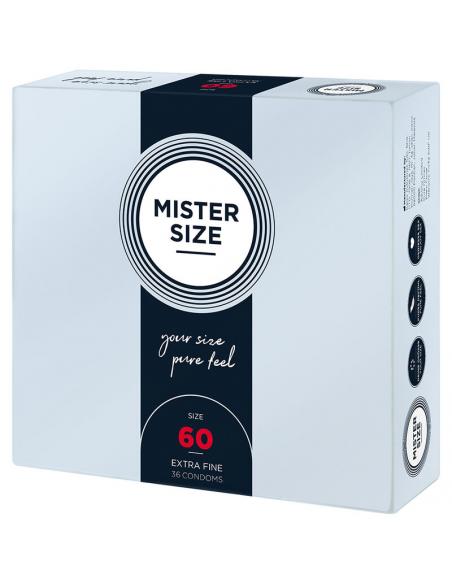 Mister size - preservativos talla xl 60 mm (36 unidades)