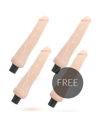 Loveclone - ragnar self lubrication vibrador 24.5 cm -o- 3.5 cm 3 +1 gratis