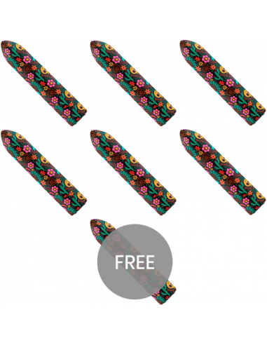 Custom bullets - bala recargable skull 10 intensidades 6 + 1 gratis