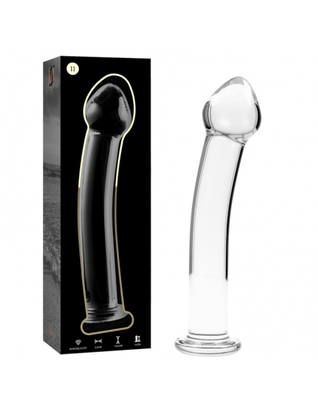 Nebula series by ibiza - modelo 11 dildo cristal borosilicato  16 cm -o- 3 cm