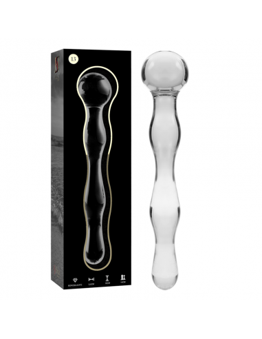 Nebula series by ibiza - modelo 13 dildo cristal borosilicato  18 cm -o- 3.5 cm