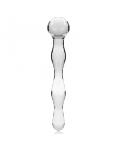 Nebula series by ibiza - modelo 13 dildo cristal borosilicato  18 cm -o- 3.5 cm