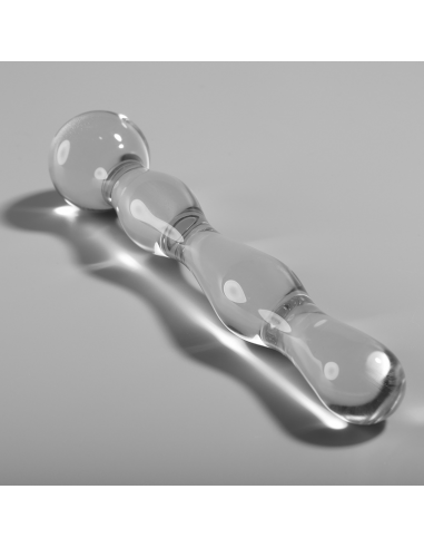 Nebula series by ibiza - modelo 13 dildo cristal borosilicato  18 cm -o- 3.5 cm