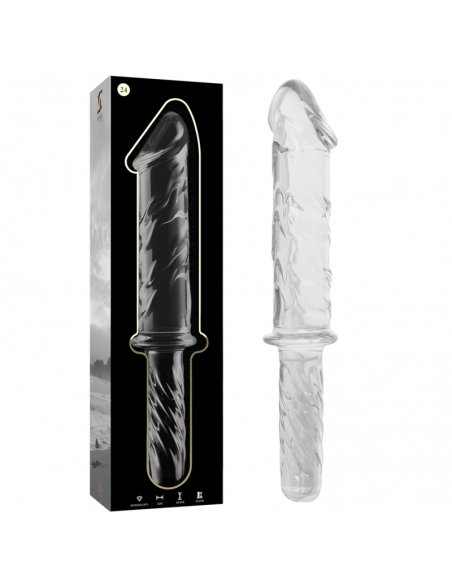 Nebula series by ibiza - modelo 24 dildo cristal borosilicato  28.5 cm -o- 5 cm