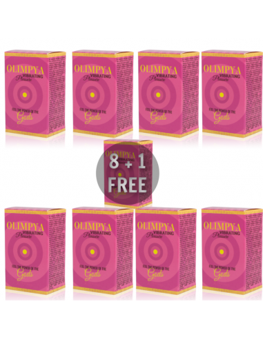 Olimpya - vibrating pleasure  potente estimulante power 8 + 1 gratis