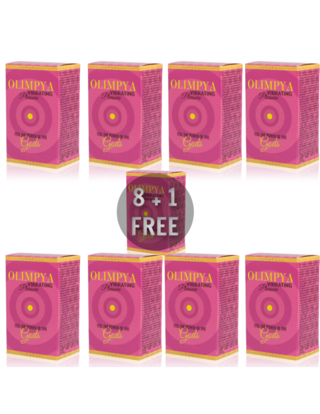 Olimpya - vibrating pleasure  potente estimulante power 8 + 1 gratis