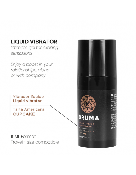 Bruma - potente gel vibrador líquido tarta americana 15 ml