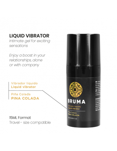 Bruma - potente gel vibrador líquido piña colada 15 ml