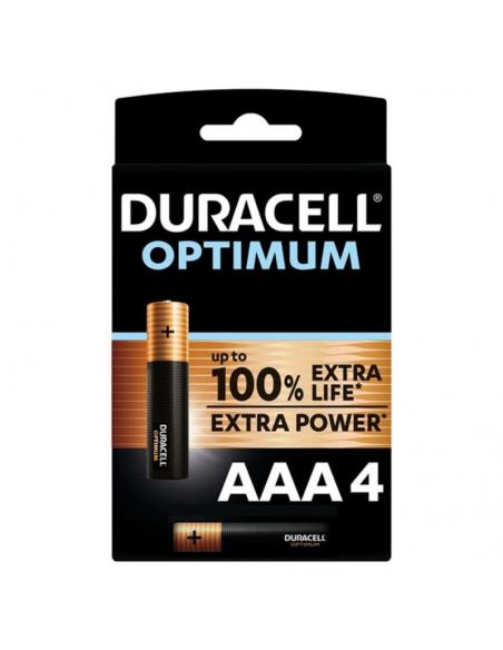 Duracell - optimum 200 pila alcalina aaa lr03 blister*4