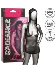 Calexotics - radiance body con capucha y escote en v pronunciado