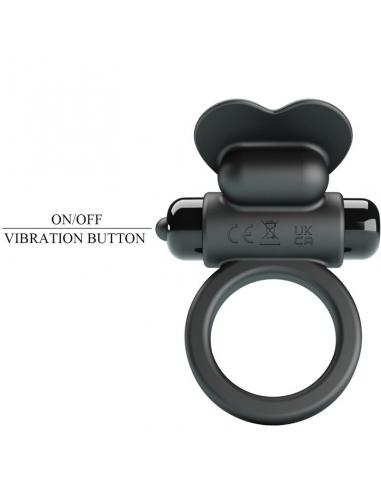 Pretty love - debonaire anillo vibrador conejo 10 vibraciones negro