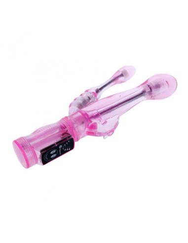Baile - vibrador flexible con estimulador anal