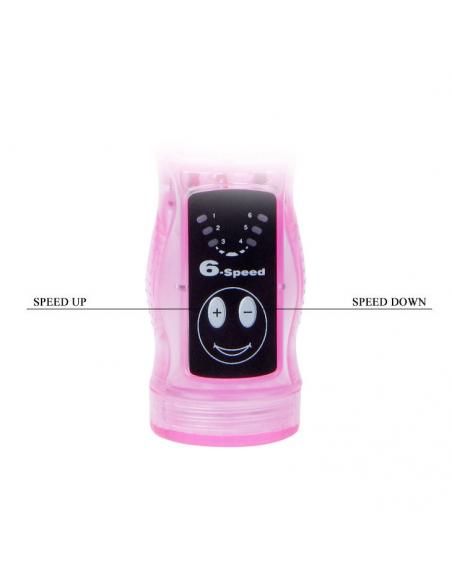 Baile - vibrador flexible con estimulador anal