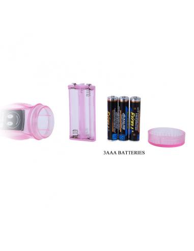 Baile - vibrador flexible con estimulador anal