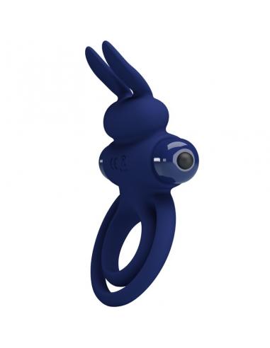 Pretty love - darey doble anillo vibrador rabbit azul