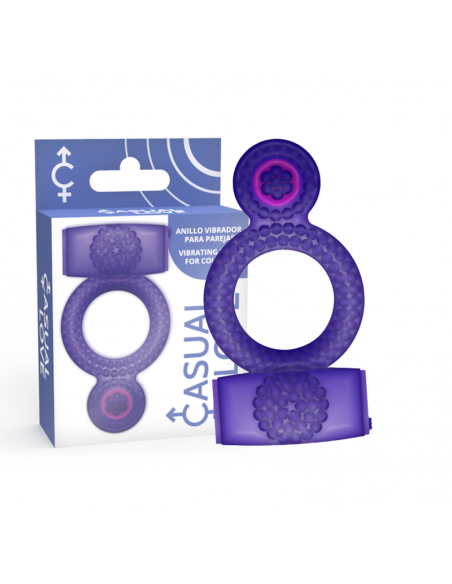 Casual love - ring double pleasure anillo lila