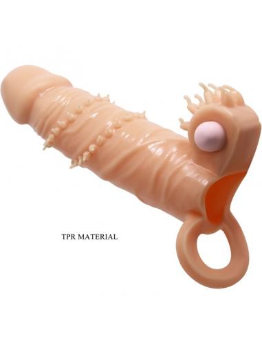 Pretty love - connor funda para pene + estimulador de clítoris natural