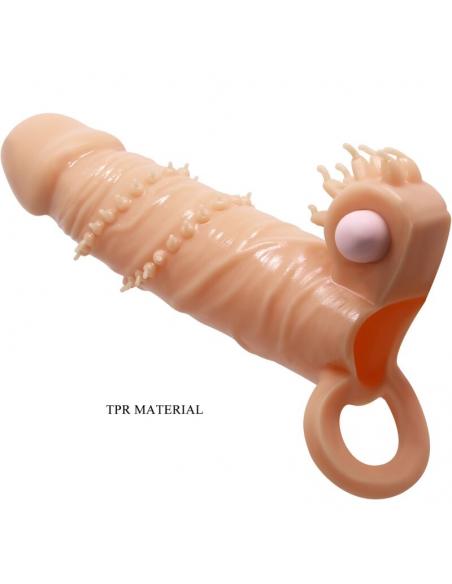 Pretty love - connor funda para pene + estimulador de clítoris natural
