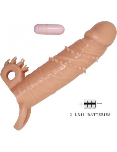 Pretty love - connor funda para pene + estimulador de clítoris natural