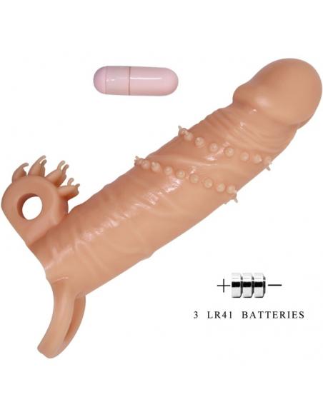 Pretty love - connor funda para pene + estimulador de clítoris natural