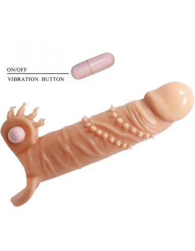 Pretty love - connor funda para pene + estimulador de clítoris natural