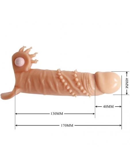 Pretty love - connor funda para pene + estimulador de clítoris natural