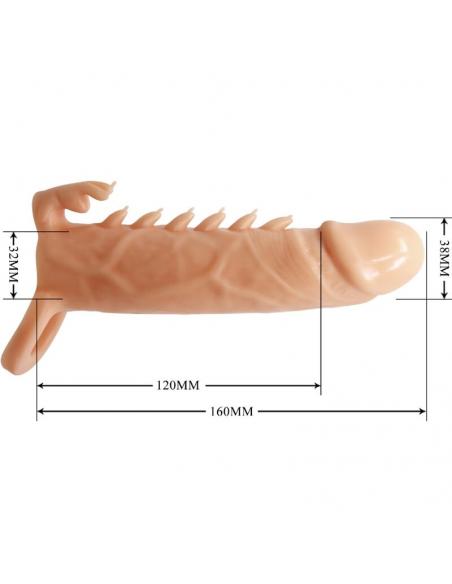 Pretty love - emmit funda para pene + estimulador de clítoris natural