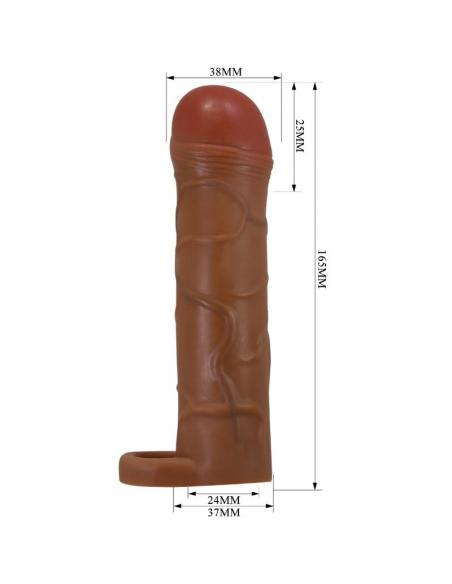 Pretty love - bunion funda para pene con extensión de 2.5 cm mulato