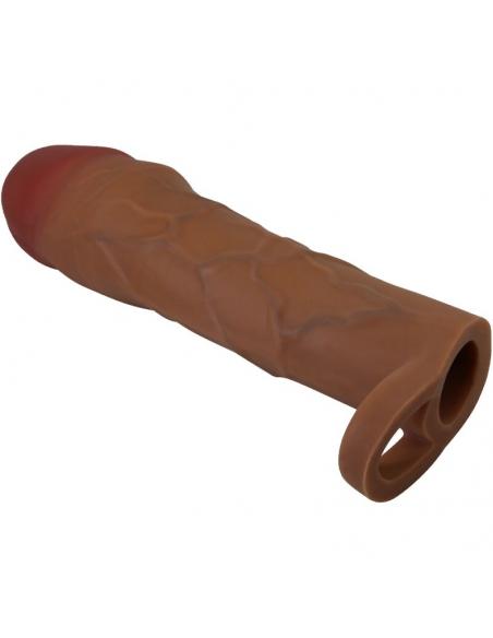 Pretty love - hani funda para pene con extensión de 5 cm mulato
