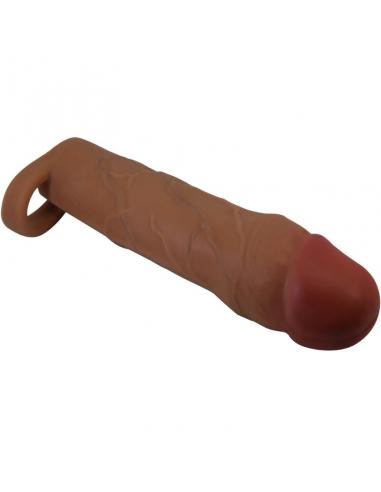 Pretty love - hani funda para pene con extensión de 5 cm mulato
