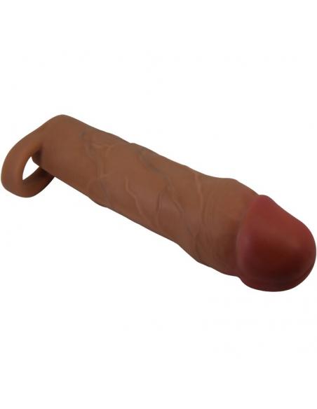 Pretty love - hani funda para pene con extensión de 5 cm mulato