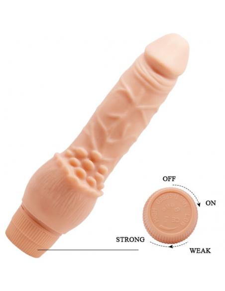 Baile - barbara vibrador realístico 19.5 cm natural
