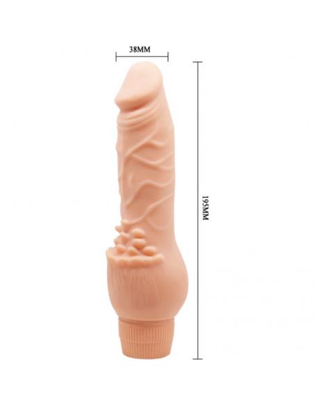 Baile - barbara vibrador realístico 19.5 cm natural