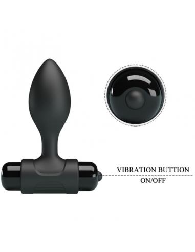 Pretty love - vibra butt plug anal 10 vibraciones negro