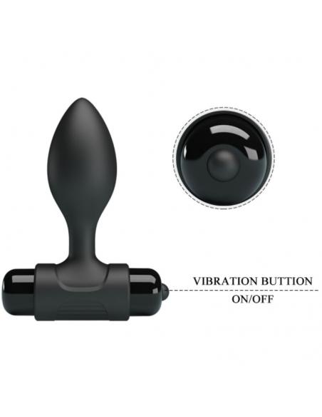 Pretty love - vibra butt plug anal 10 vibraciones negro