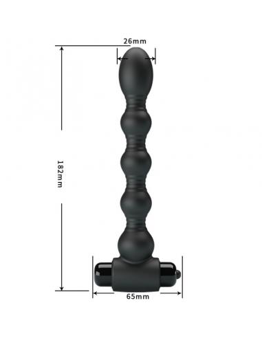 Pretty love - lynn plug anal silicona 10 vibraciones negro