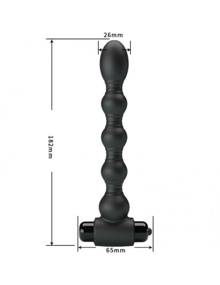 Pretty love - lynn plug anal silicona 10 vibraciones negro